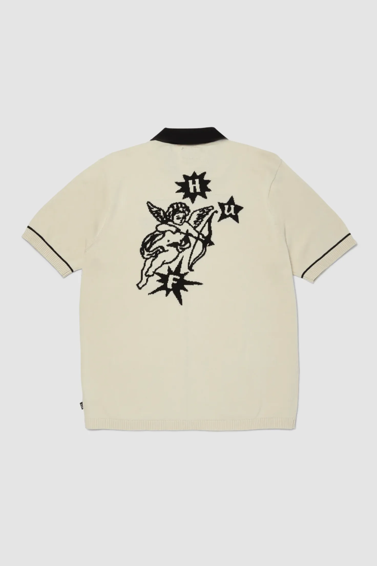 HUF - ICARUS KNIT BUTTON UP TOP - NATURAL