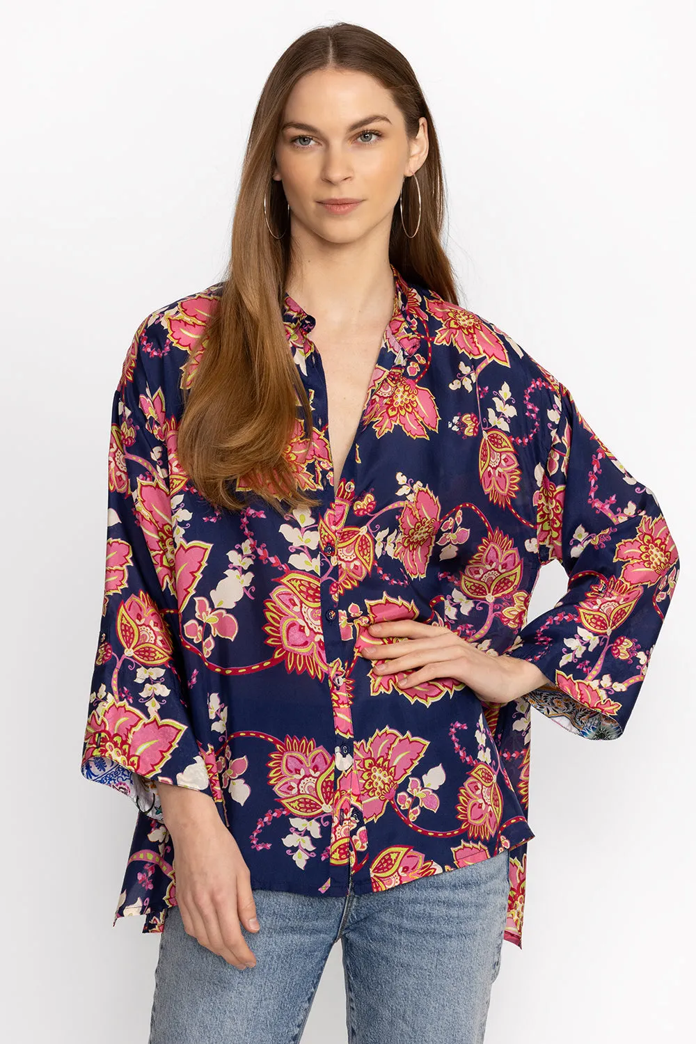 Johnny Was Montreux Button Up Blouse C11824B3