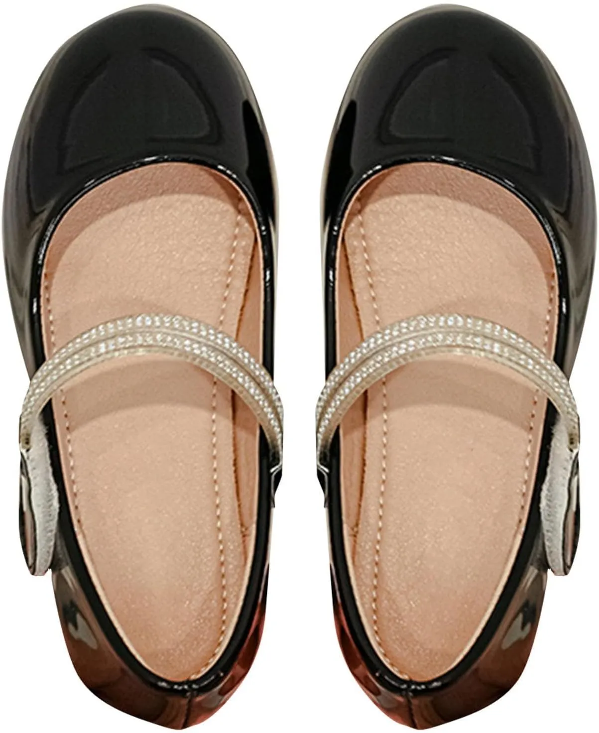 Kids Girls Dress Shoes Ballerina Flat Toddler Mary Jane Low Heels Leather Student niform Shoes for School
