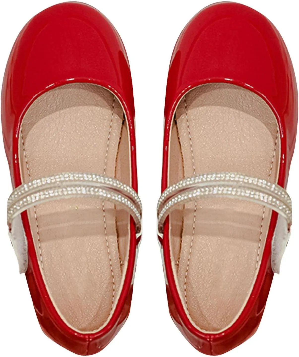 Kids Girls Dress Shoes Ballerina Flat Toddler Mary Jane Low Heels Leather Student niform Shoes for School
