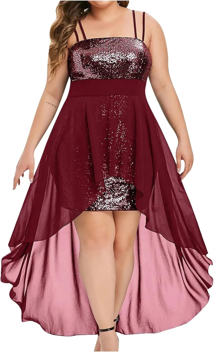 Kuluzego Womens Homecoming Dresses - Formal Sparkly Sexy Spaghetti Strap Dresses 2025