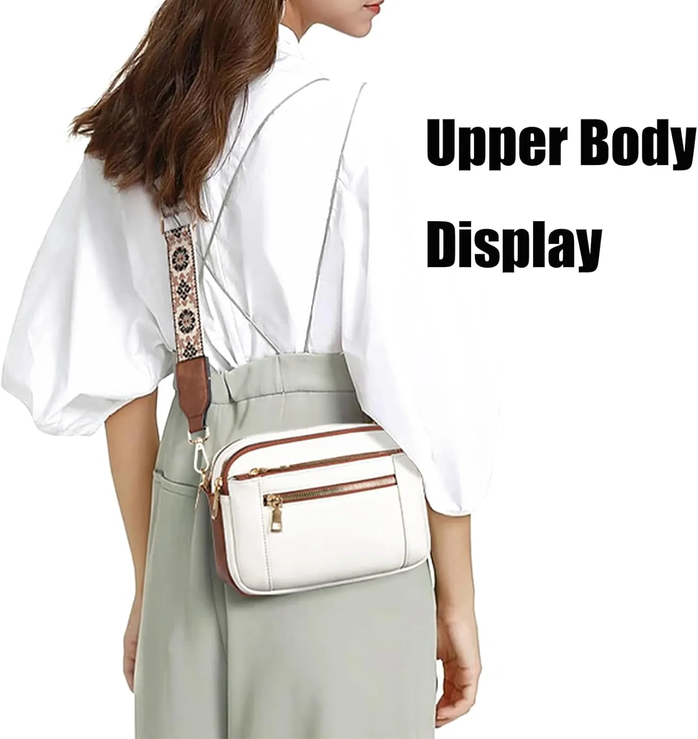 Langrents Crossbody Bag, Cross Body Bag for Woman, Langrents Purses, Lang Rents Multi Pocket Shoulder Bag