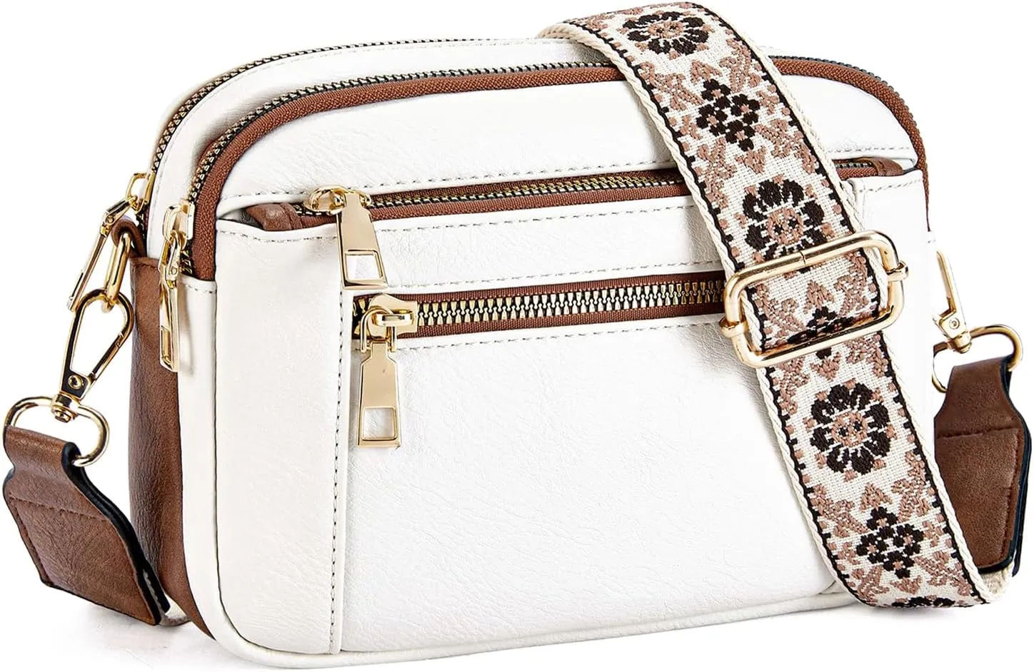 Langrents Crossbody Bag, Cross Body Bag for Woman, Langrents Purses, Lang Rents Multi Pocket Shoulder Bag