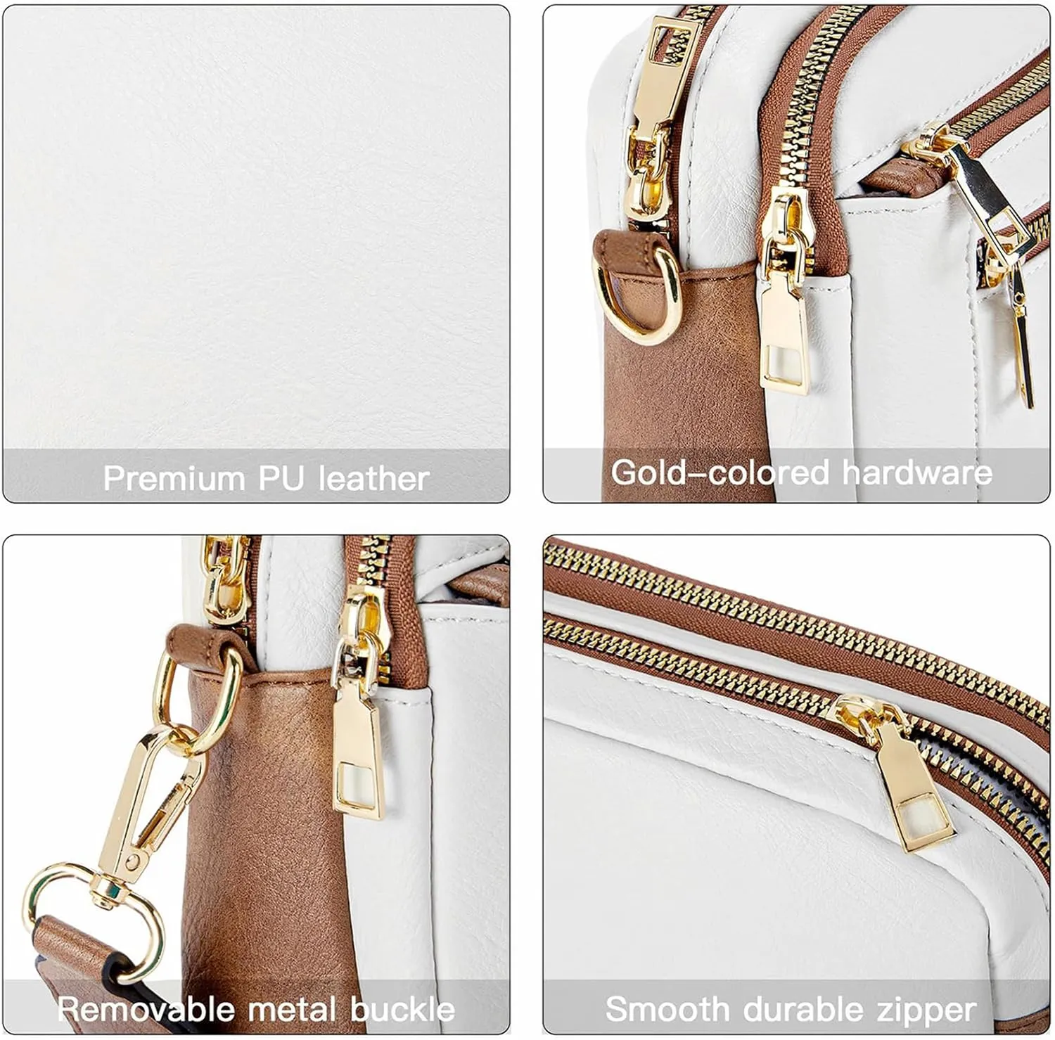 Langrents Crossbody Bag, Cross Body Bag for Woman, Langrents Purses, Lang Rents Multi Pocket Shoulder Bag