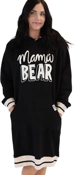 Lazy One Oversized Hoodie Sweatshirt, Comfortable Sleepwear, Sweater Dress for Women