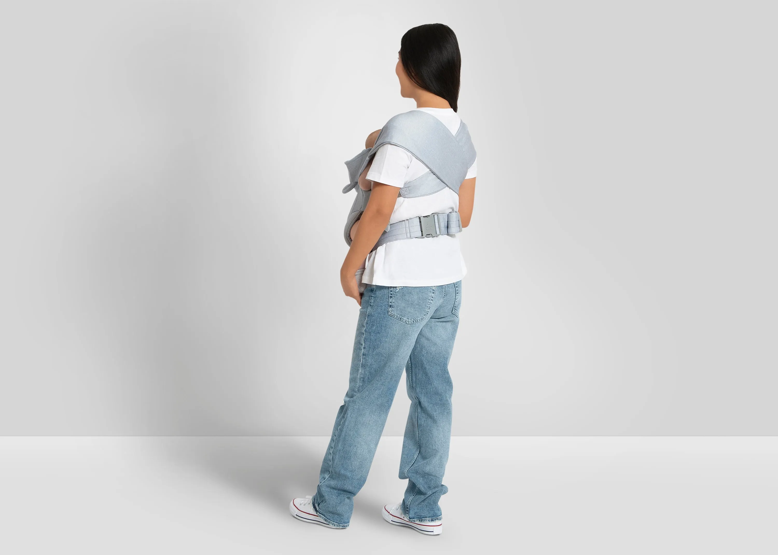 Vintage-Style Comfort Baby Carrier – Ergonomic and Adjustable for All Ages