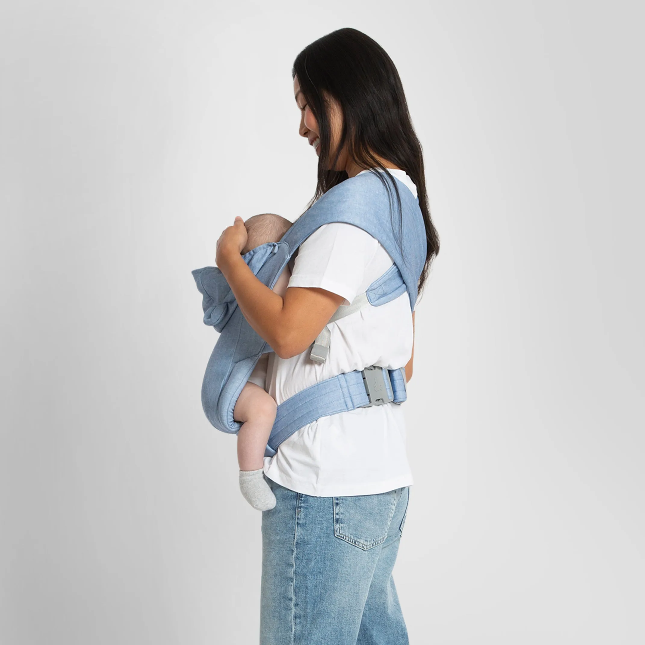 Vintage-Style Comfort Baby Carrier – Ergonomic and Adjustable for All Ages