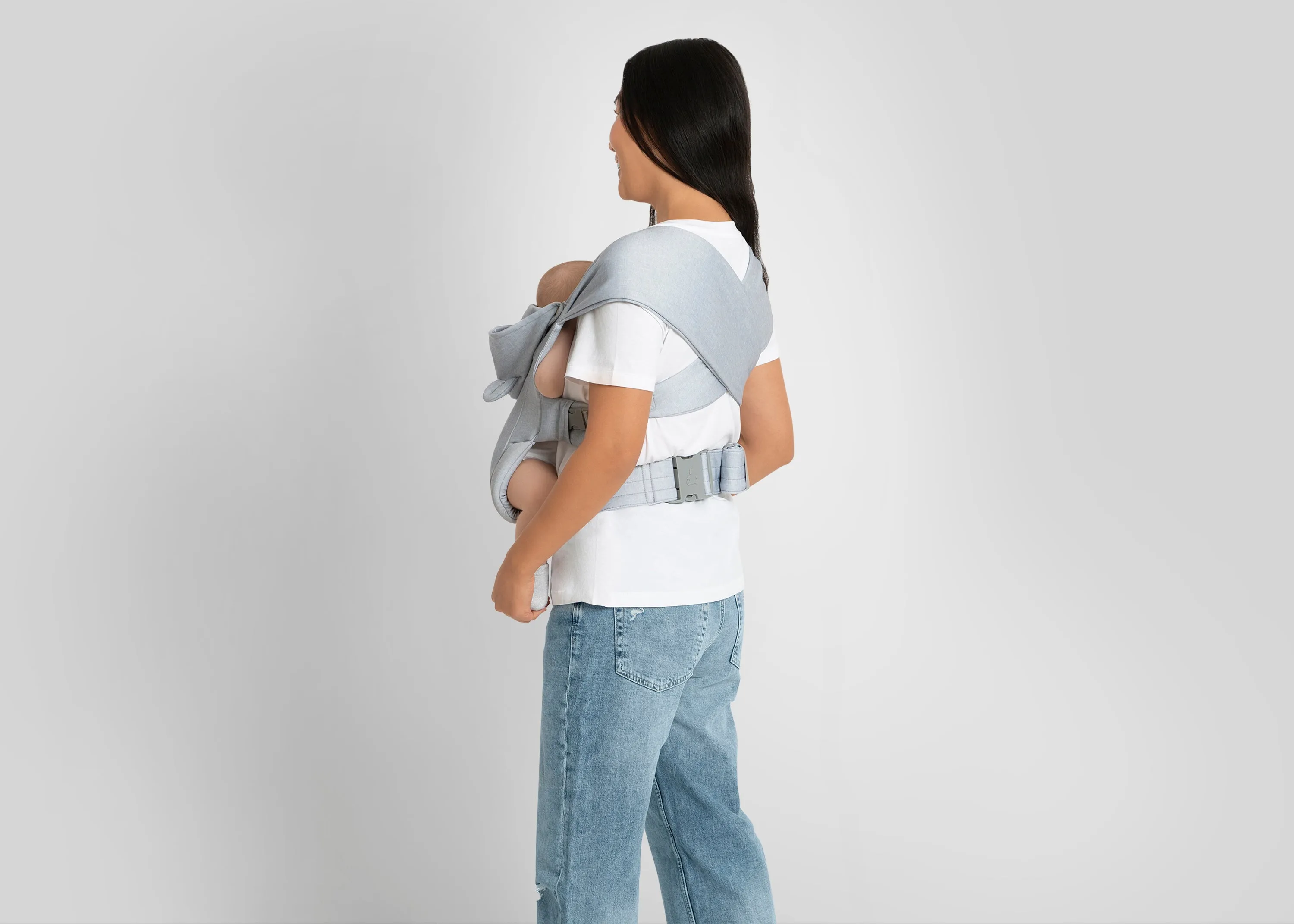Vintage-Style Comfort Baby Carrier – Ergonomic and Adjustable for All Ages