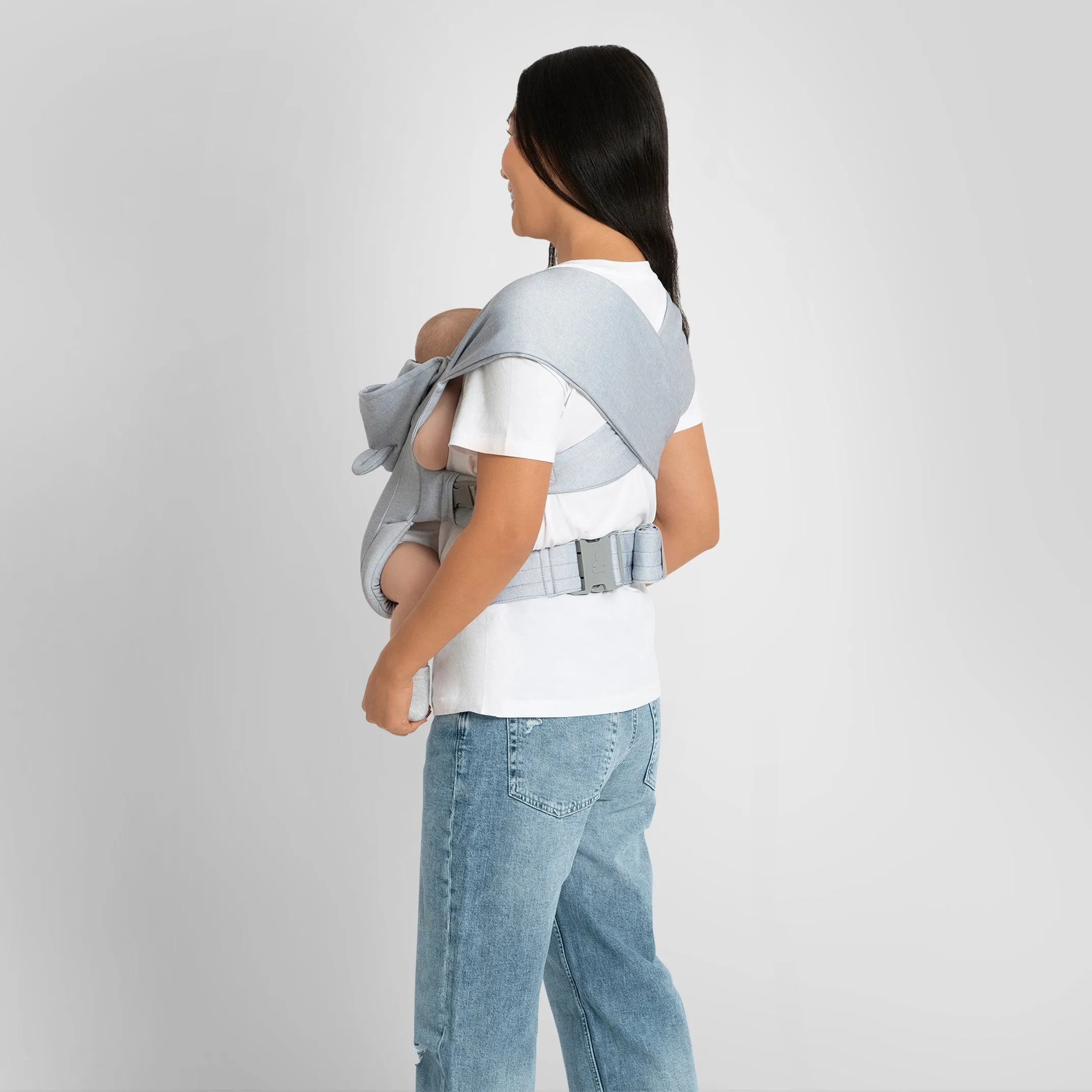 Vintage-Style Comfort Baby Carrier – Ergonomic and Adjustable for All Ages