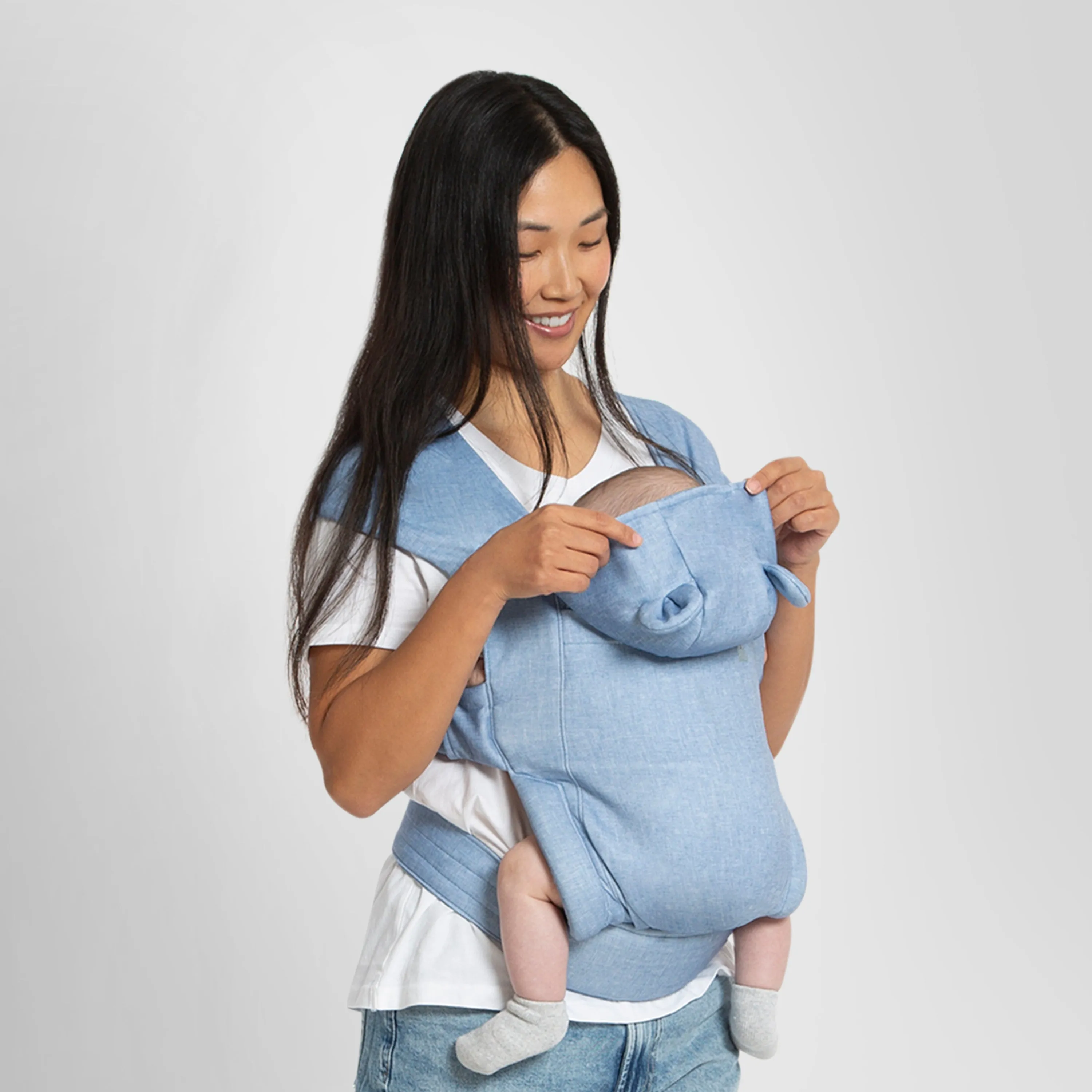 Vintage-Style Comfort Baby Carrier – Ergonomic and Adjustable for All Ages