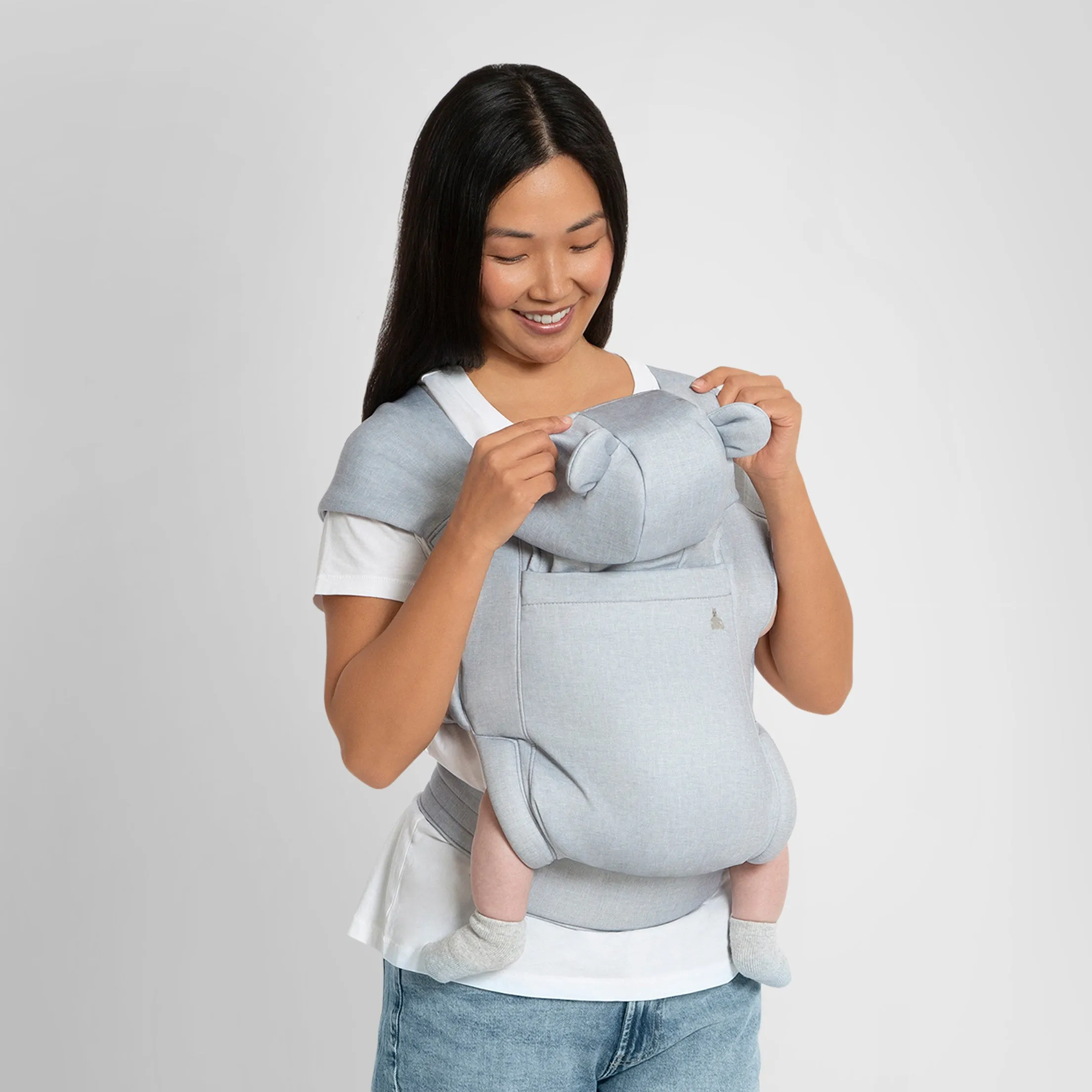 Vintage-Style Comfort Baby Carrier – Ergonomic and Adjustable for All Ages