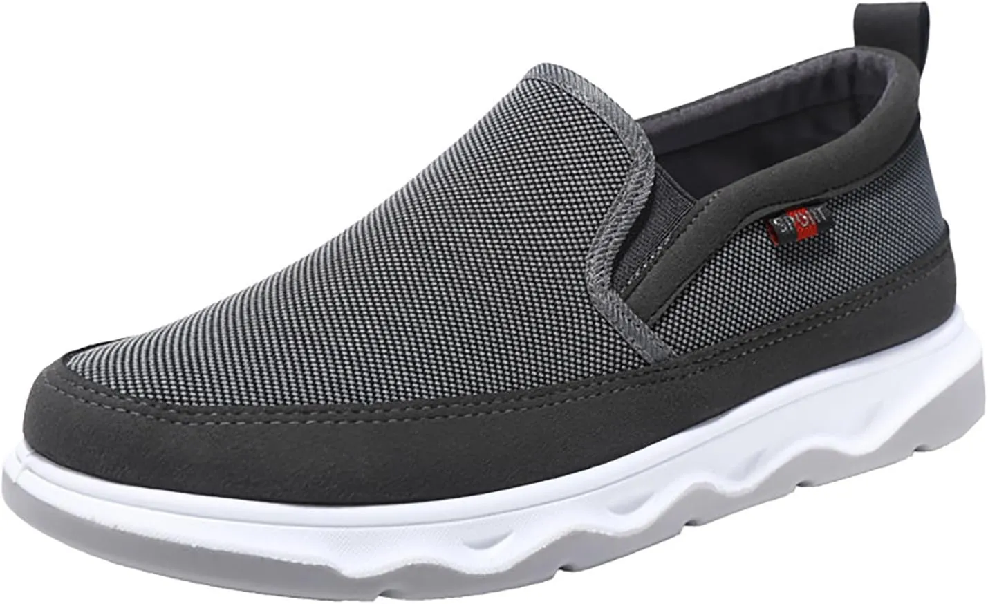 Men's Canvas Shoes Sports Casual Korean Version of The Trend of Fashion Breathable Slip On Casual Slip on Mens Shoes