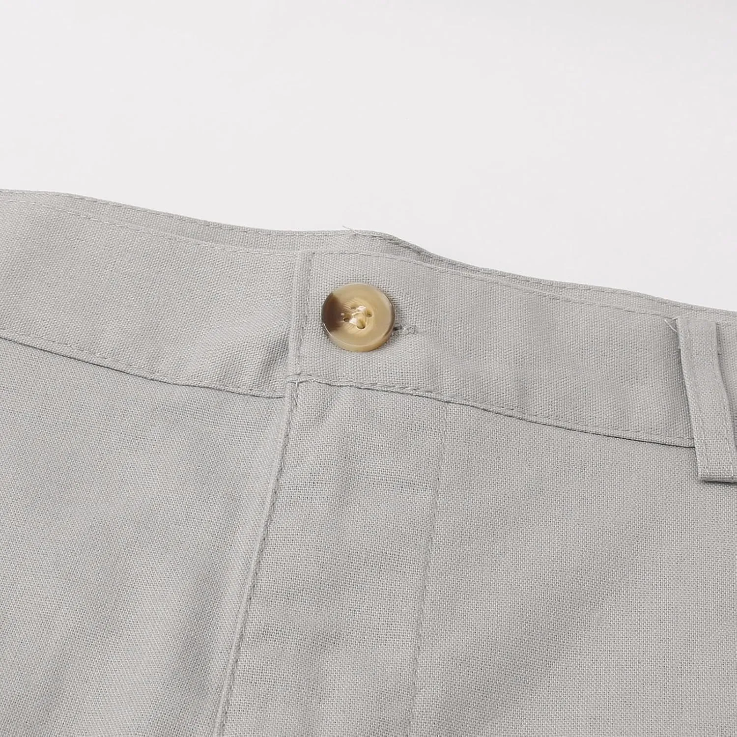 Men's Pants Linen Pants Solid Color Straight Business Summer Casual Comfortable Beach Fashion Slim Fit Dress Pant