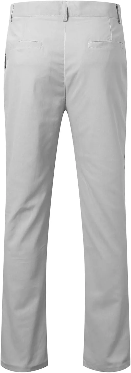 Men's Pants Linen Pants Solid Color Straight Business Summer Casual Comfortable Beach Fashion Slim Fit Dress Pant
