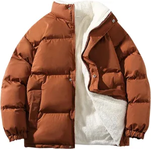 Men's Puffer Jacket Down Alternative Waterproof Winter Bubble Coats Jackets For Men, L-4XL