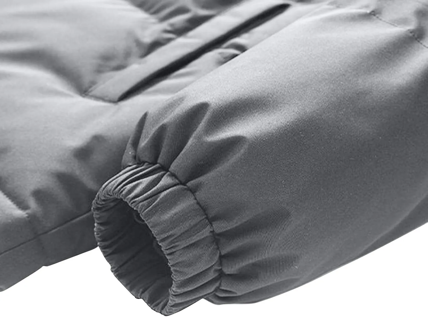 Men's Puffer Jacket Fleece Lined down Coat Fur Hood Winter Coat Water Resistant Parka Windbreaker Ski Jacket