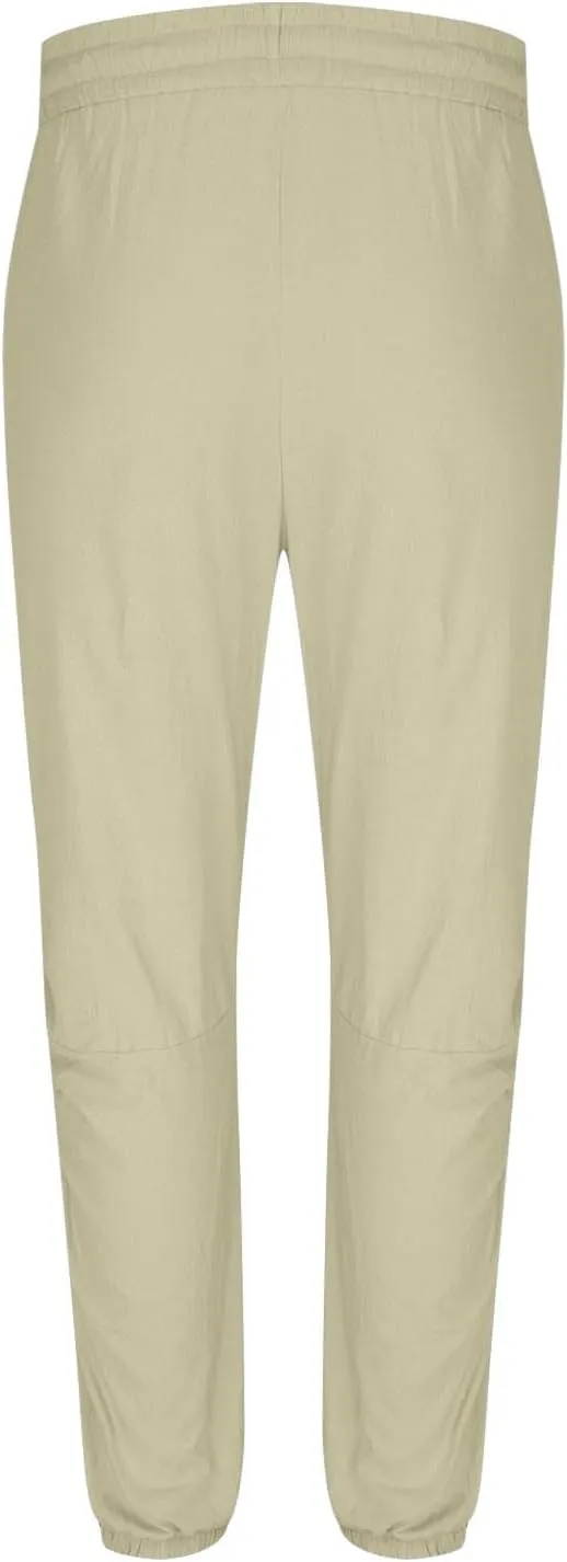 Men's Summer Linen Pant Casual Regular Fit Hemmed Dress Pants Loose Fit Drawstring Elastic Waist Trousers Comfortable