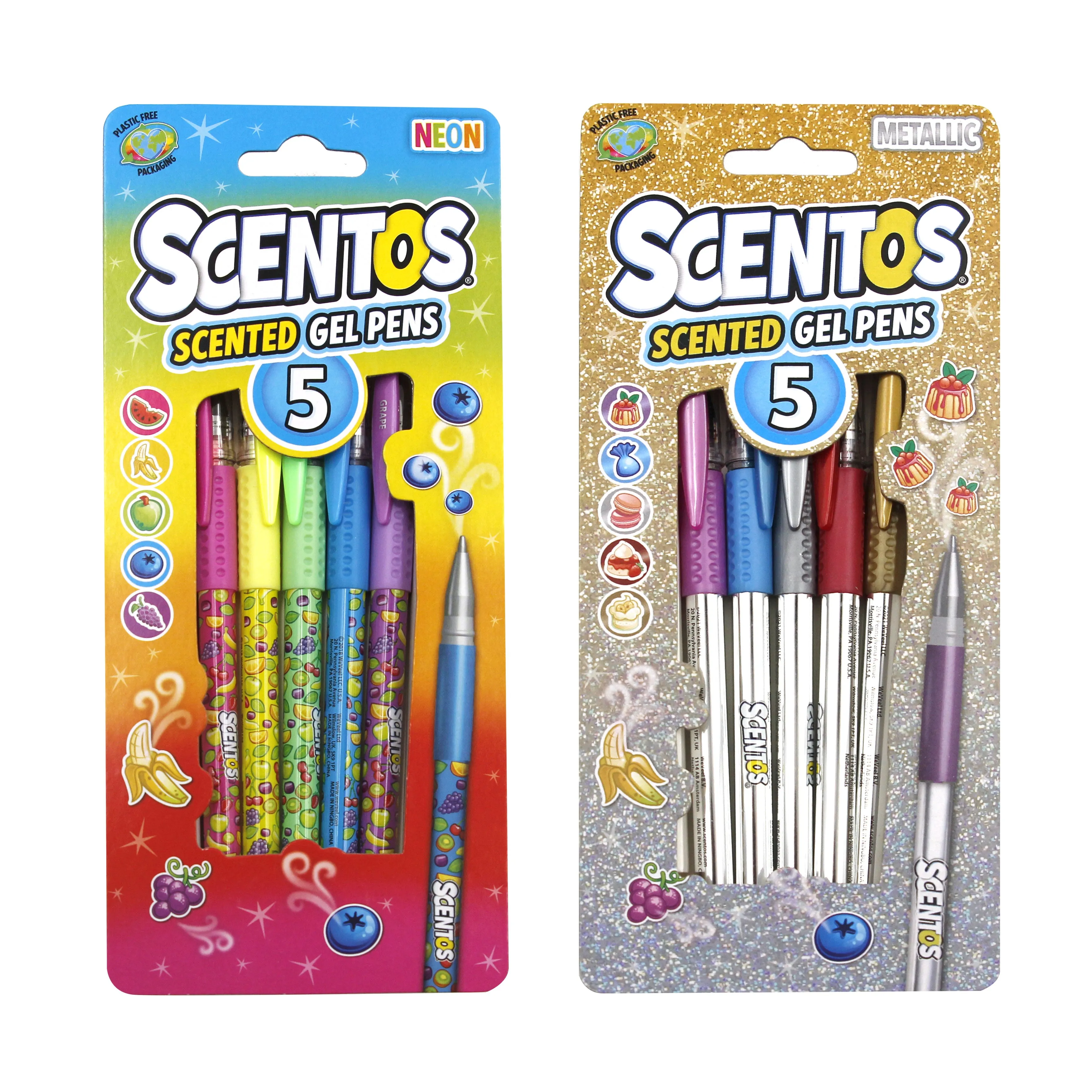 Metallic Gel Pens - pack of 5