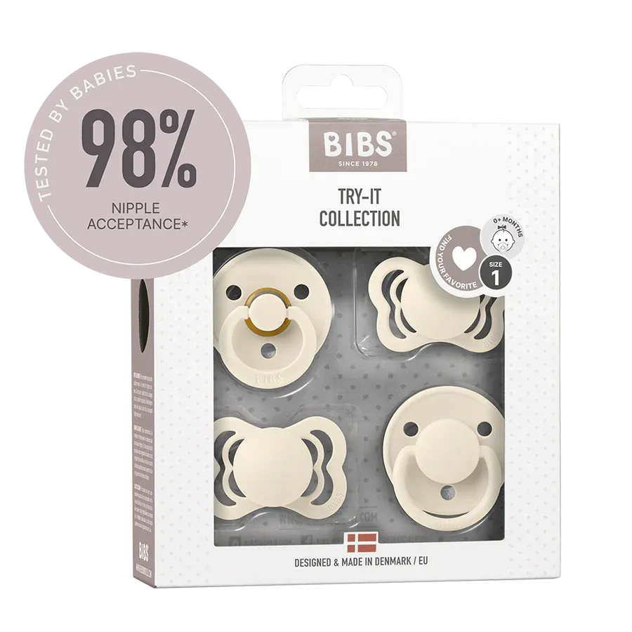 New Baby Try-It Collection - Pacifiers - Ivory