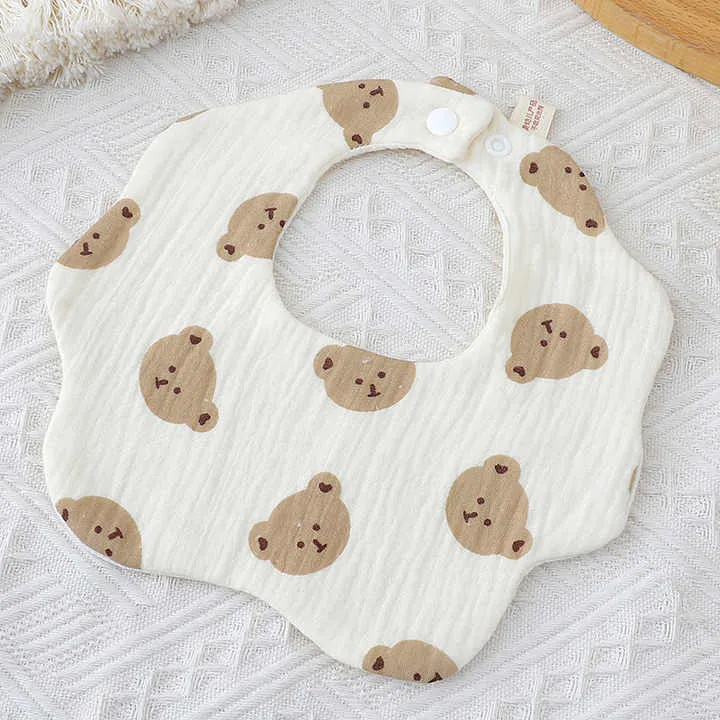 Newborn Organic Cotton-مريلة أطفال حديثي