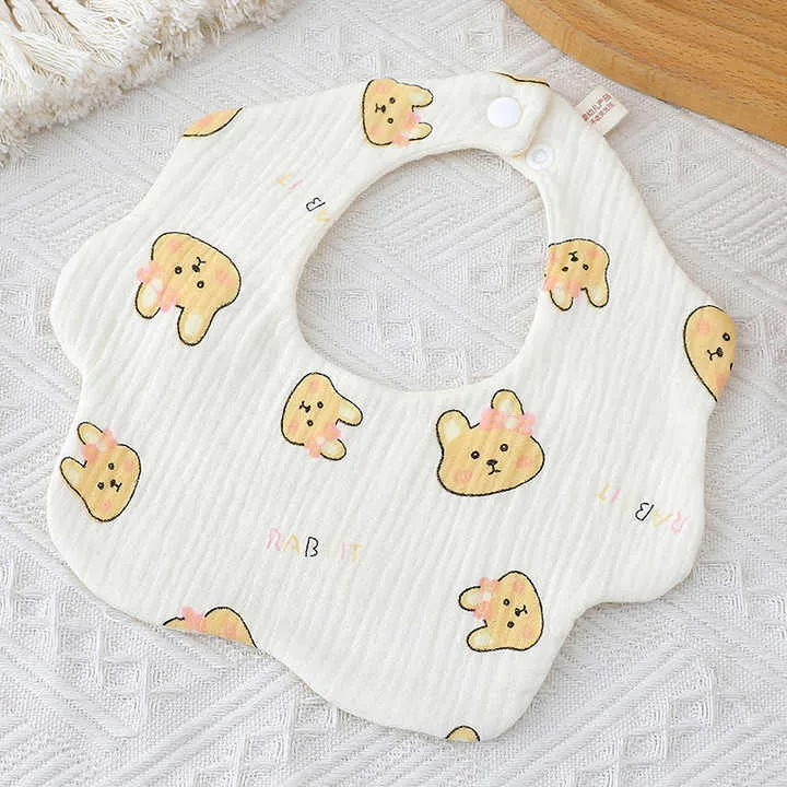 Newborn Organic Cotton-مريلة أطفال حديثي