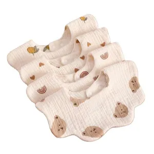 Newborn Organic Cotton-مريلة أطفال حديثي