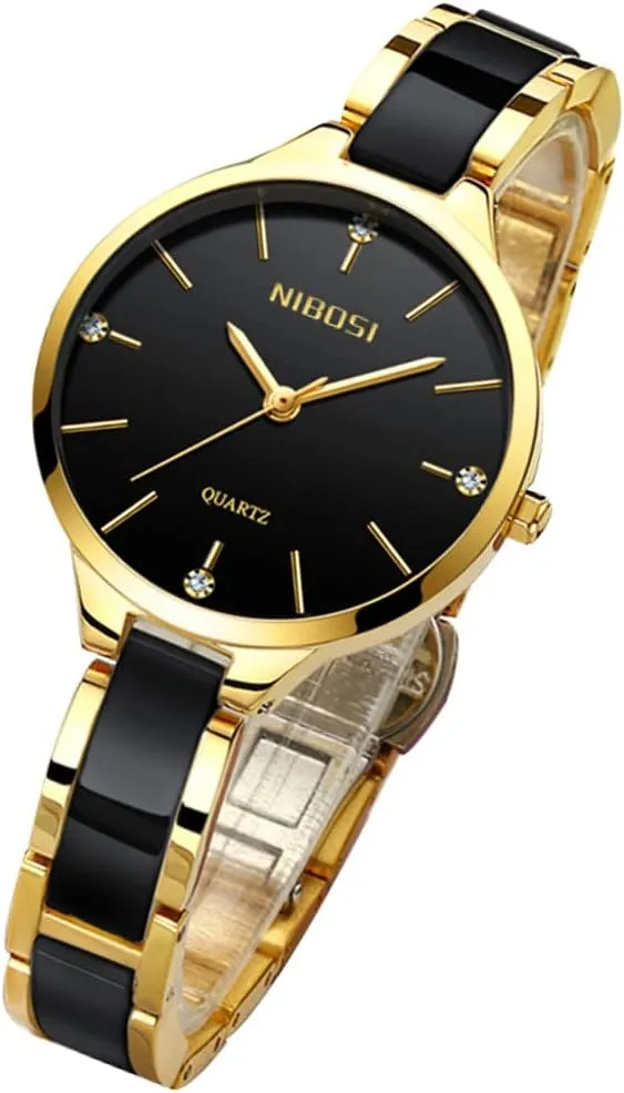 NIBOSI Women Watches Rose Gold Fashion Ladies Female Dress Luxury Simple Waterproof Stainless Girls Wife Gifts Wrist Watch