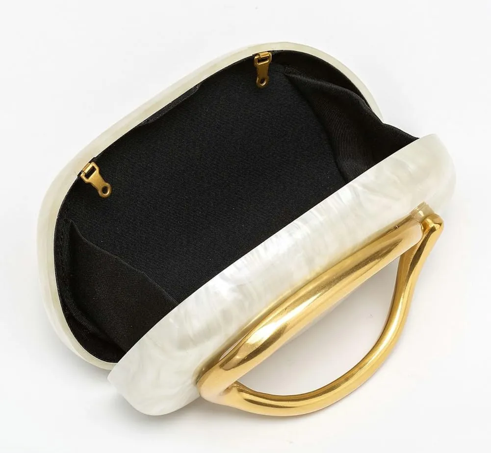 Niction Trendy PU Leather Metal Evening Clutch Purses Women Shoulder Crossbody Handbag Stone Purse Wallet Parties Wedding