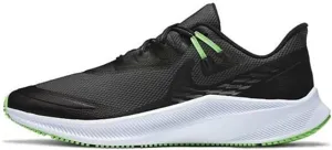 Nike Mens Quest 3 Shield Lace-Up Running & Training Shoes Black 10.5 Medium (D)