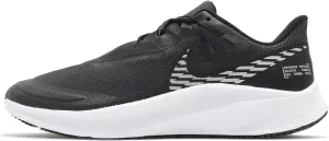 Nike Quest 3 Shield Mens Running Trainers CQ8894 Sneakers Shoes (UK 7.5 US 8.5 EU 42, Black Metallic Silver 001)