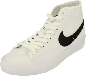 Nike SB Blazer Court Mid Mens Trainers DC8901 Sneakers Shoes (UK 5.5 US 6 EU 38.5, White Black White 100)
