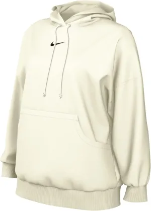 Nike Sportswear Phoenix Fleece Women's Oversized Pullover Hoodie (US, Alpha, Small, Regular, Regular, Sail/Black)
