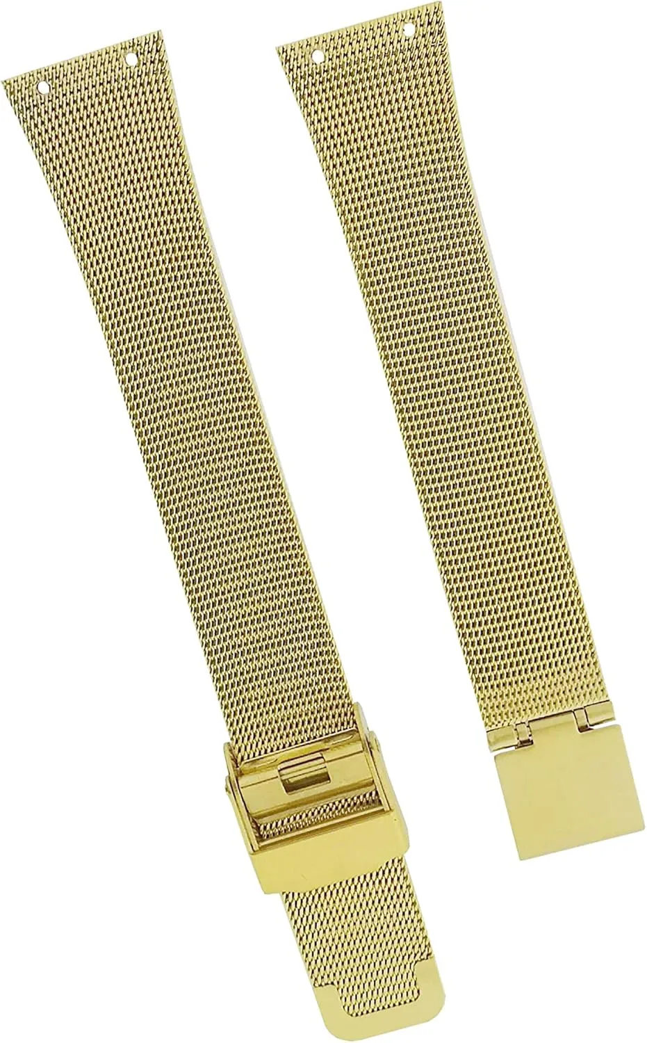 NZZXTO Replacement Watch Band for Bering Unisex Watch with Screw slim strap 18mm-14mm (hole spacing 10MM)