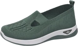 Orthopedic Shoes for Women with Arch Support Non-Slip Sneakers Slip On Wide Width Shoes Breathable Walking Shoes