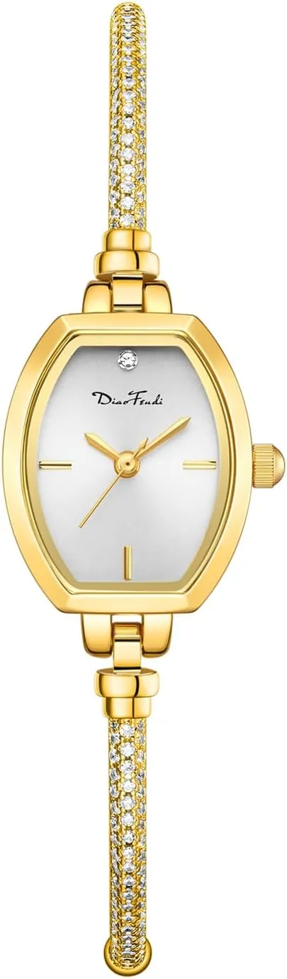 Petite Bracelet Watch for Women, Gifts for Girlfriend Diamond Dress Analog Watch Waterproof