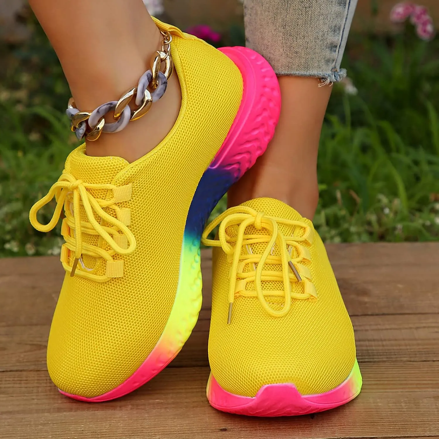 Platform Sneakers for Women Women's Shoes for Everyday Use Orthopedic Arch Support Nurse Shoes for Women Trendy High Top Sneakers for Women 2023 Black Slip On Tennis Shoes