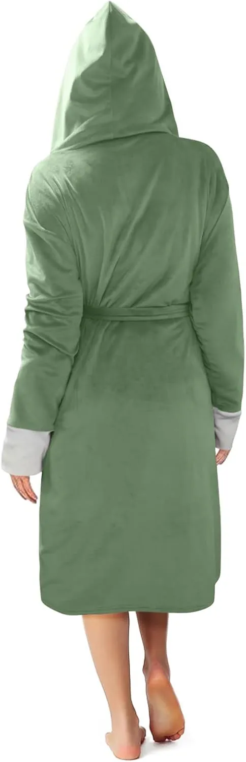 Plus Size Jacket Women Winter Coat Bathrobe Lengthened Shawl Bathrobe Home Clothes Long Sleeved Hoodies For Women