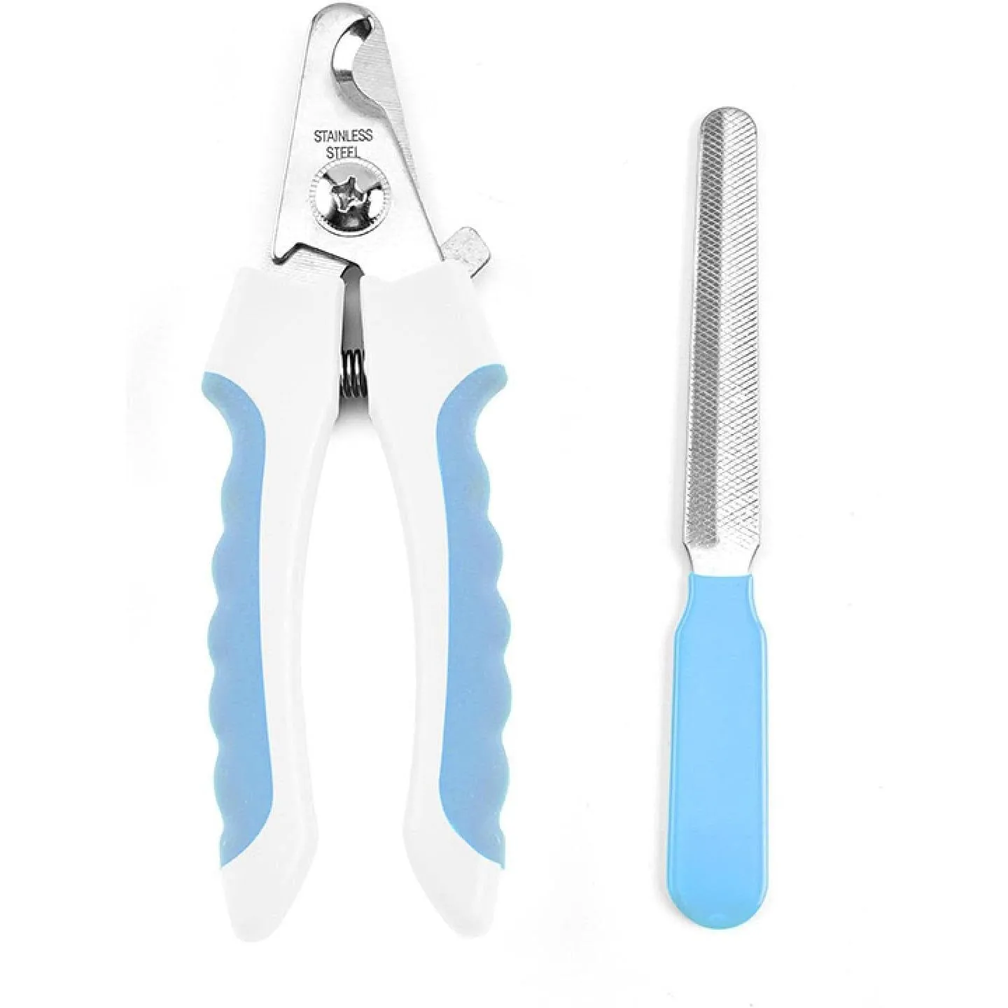Professional Pet Nail Clippers - Ergonomic Stainless Steel Grooming Tool for Dogs and Cats