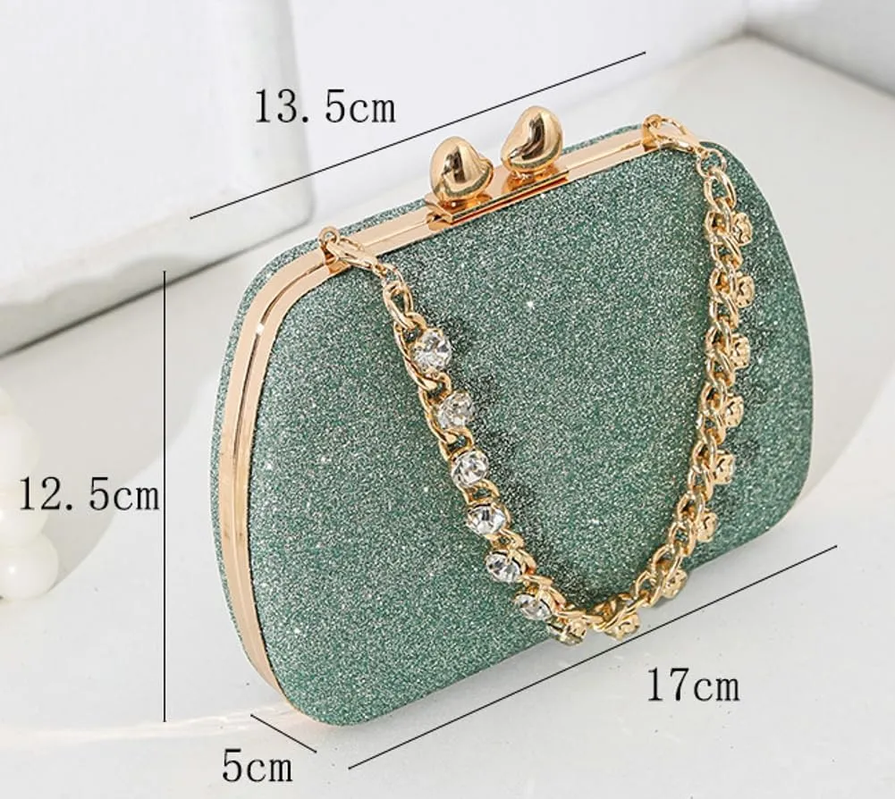 Quilted Clutch Purses for Women Glitter Evening Handbag Wedding Party Ladies Crossbody Square Box Bag 2025