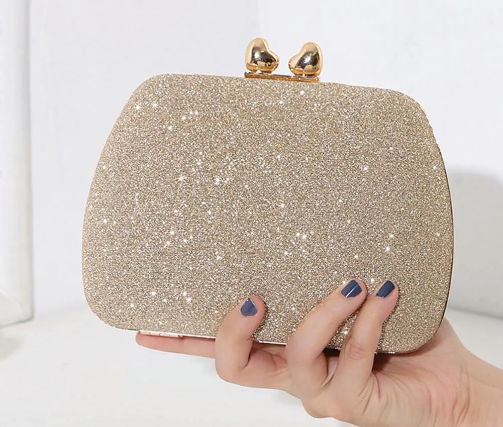 Quilted Clutch Purses for Women Glitter Evening Handbag Wedding Party Ladies Crossbody Square Box Bag 2025