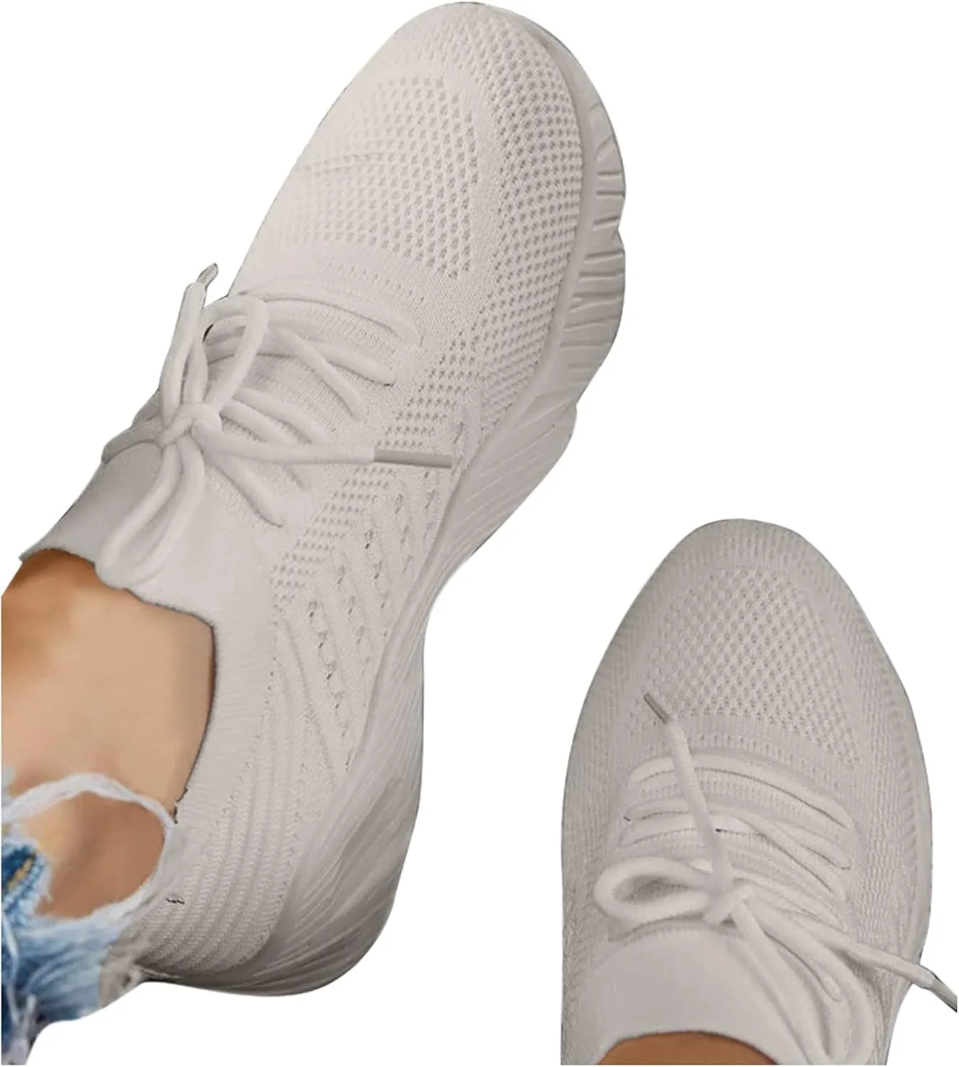 SBGMoSJ Women Sneakers Black Tenis OrtopDicos para Mujer para Caminar Extra Wide Gym Shoes for Women Running Shoes Womens Lightweight Fashion Sport Sneakers Black Slip On Shoes Women Size 11