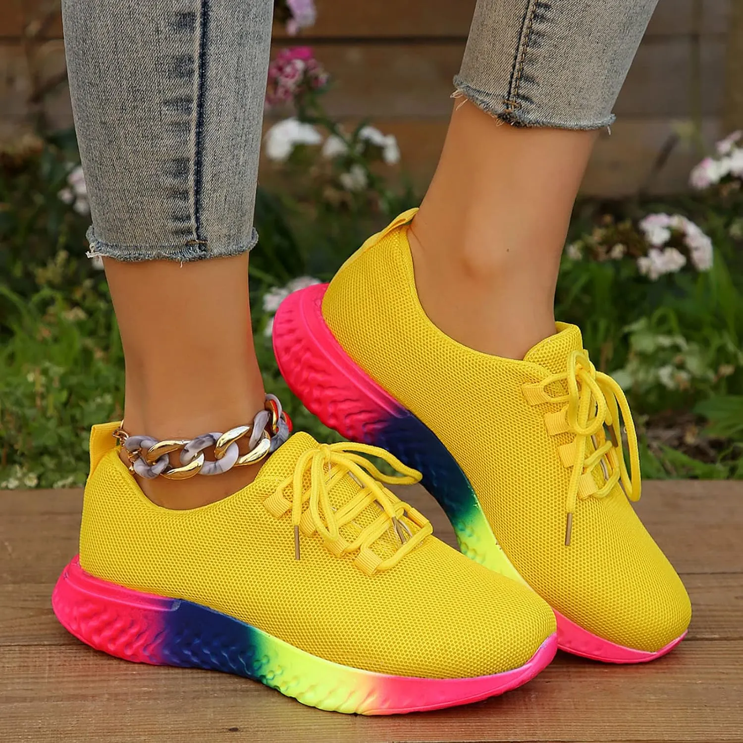 SBGMoSJ Womens High Tops Sneakers Fashion Sneakers for Women 2023 Designer White Tennis Shoes Women Dressy Bowling Shoes Women Size 9 Black Fall Shoes for Women 2023 Slip Ons