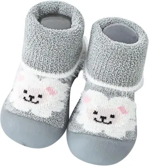 Shoes for Girls,Infant Shoes Sock Shoes Anti-Slip Fuzzy Slipper Soft Indoor Boys Shoes 0-3 Years