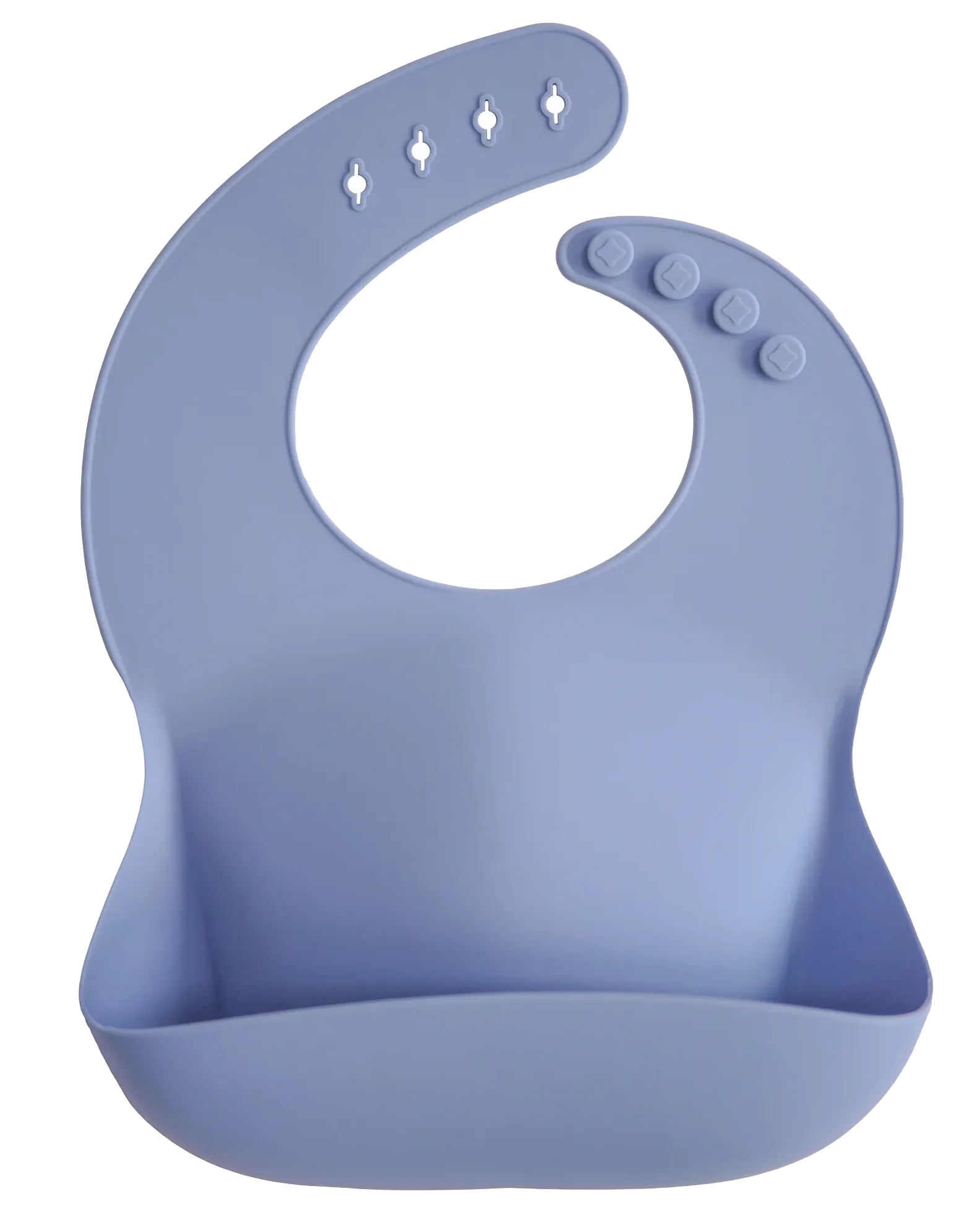 Silicone Baby Bib - Powder Blue