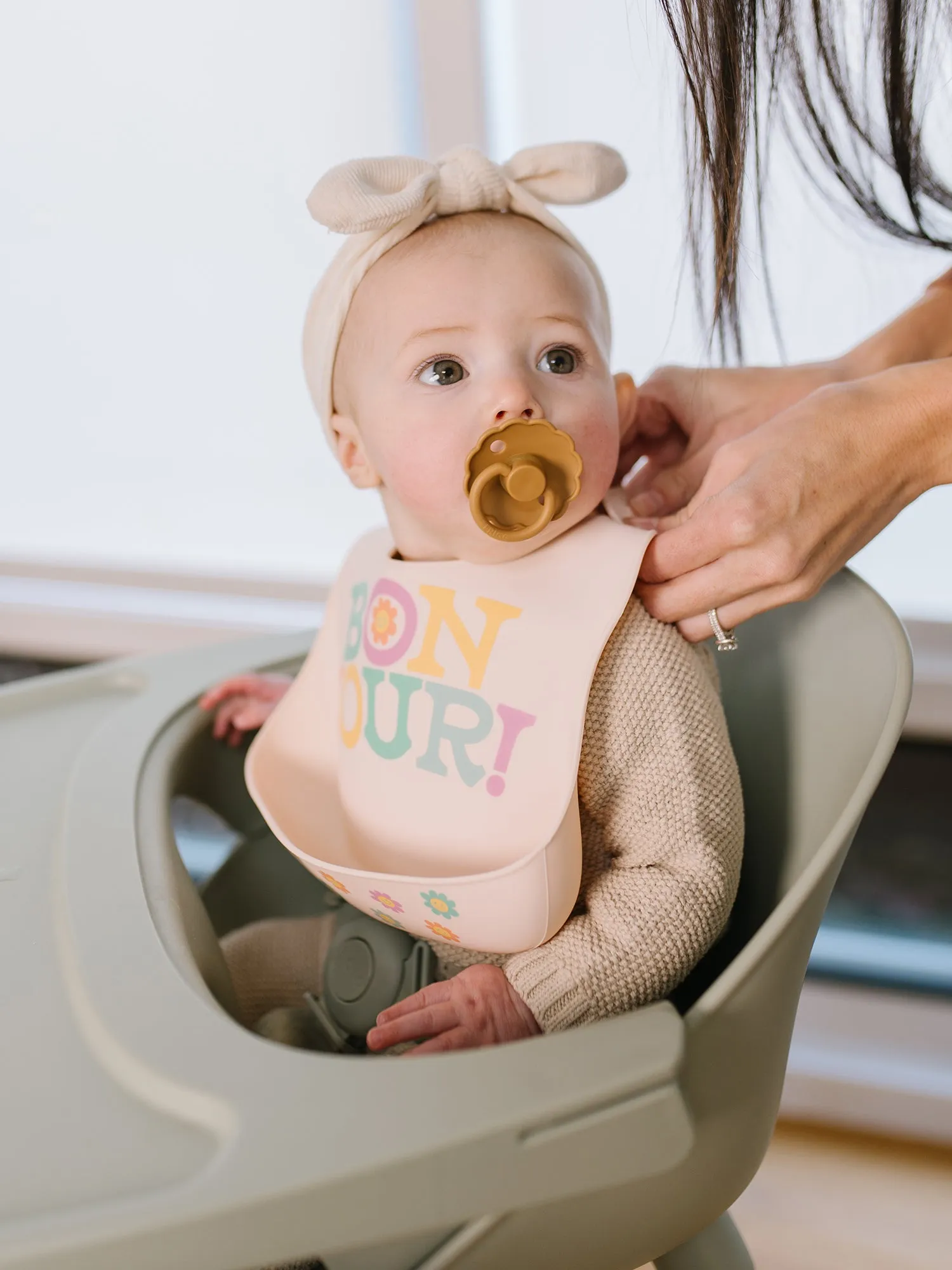Silicone Bib - Bonjour Bébé