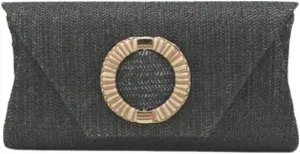 Straw Clutch Purses for Women Envelope Evening Clutch Handbags Vintage Summer Straw Beach Bag for Wedding Party 2025