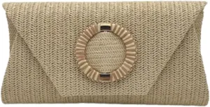 Straw Clutch Purses for Women Envelope Evening Clutch Handbags Vintage Summer Straw Beach Bag for Wedding Party 2025