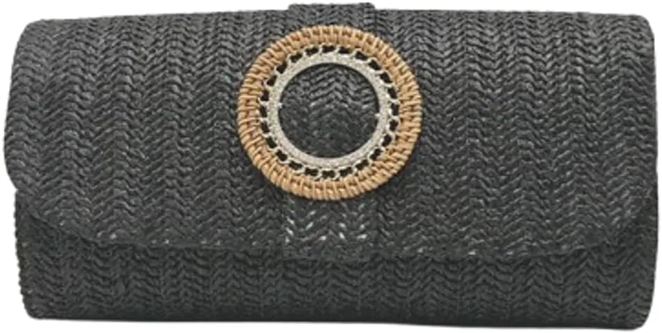 Straw Clutch Purses for Women Vintage Summer Straw Beach Bag Envelope Evening Clutch Handbags for Wedding Party 2025
