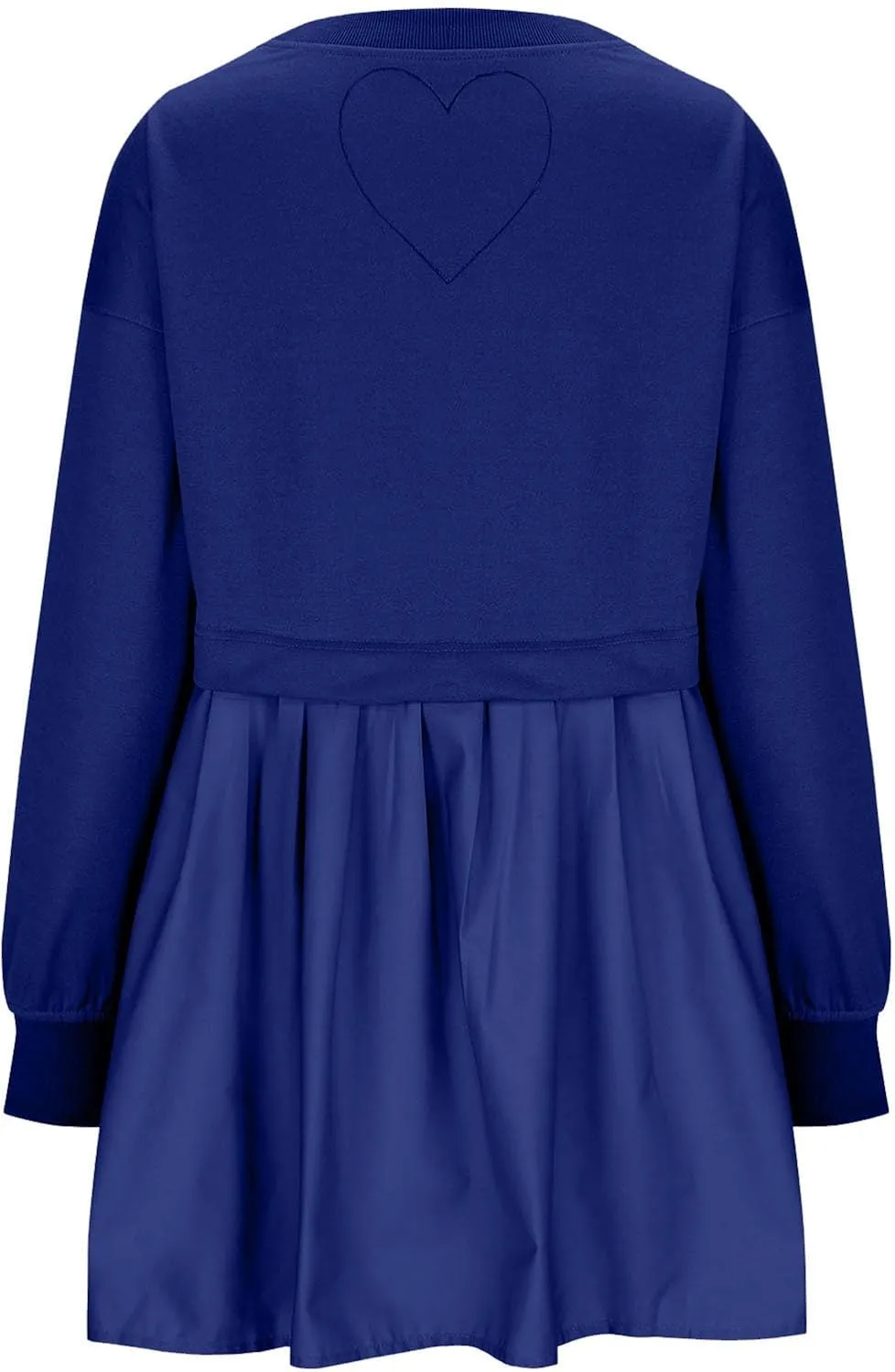 Sweatshirts Dress for Women Fall Long Sleeve Dresses Trendy Pleated Party Dress Casual Mini Dresses 2024