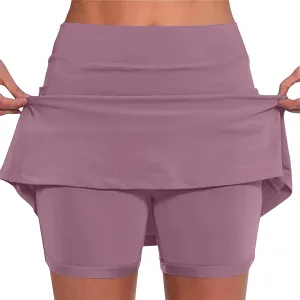 TANGNADE Womens Athletic Tennis Skorts Golf Skirts Summer Shorts for Running Active Workout Sports Running Outfits